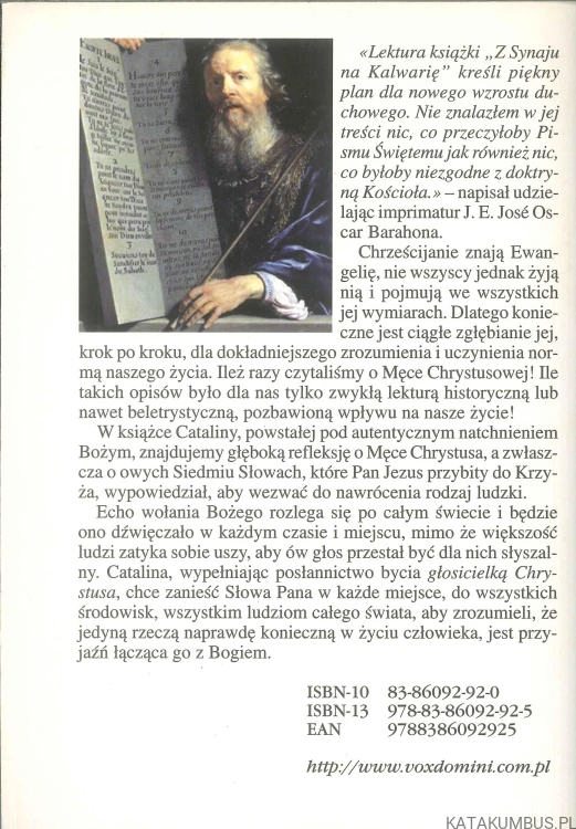Z Synaju na Kalwarię. CATALINA RIVAS