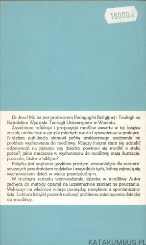 Modlimy się z dziećmi. JOSEF MÜLLER