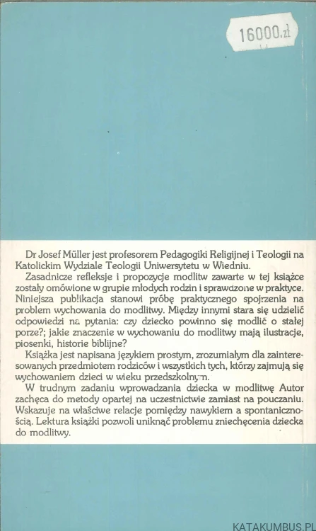 Modlimy się z dziećmi. JOSEF MÜLLER