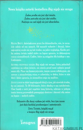 Jesteś cudem. 50 lekcji jak uczynić niemożliwe możliwym. REGINA BRETT