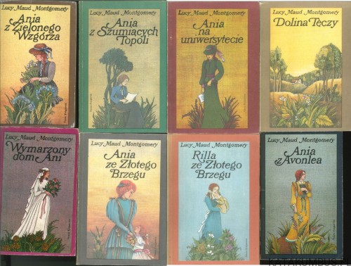 Ania z Zielonego Wzgórza. L. M. MONTGOMERY Tomy 1-8