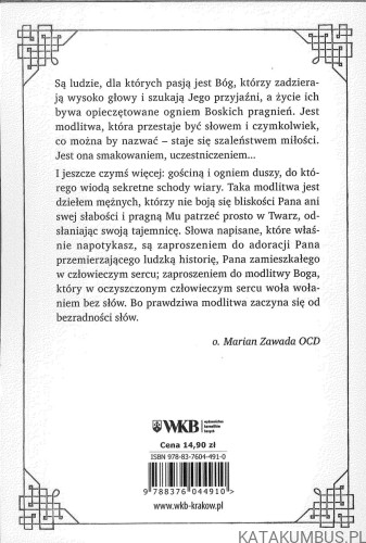 Medytacja karmelitańska. MARIAN ZAWADA OCD