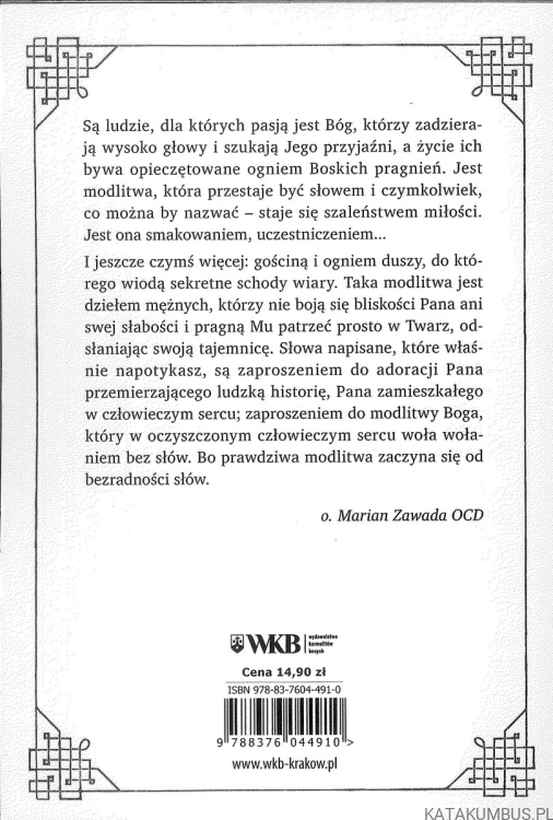 Medytacja karmelitańska. MARIAN ZAWADA OCD
