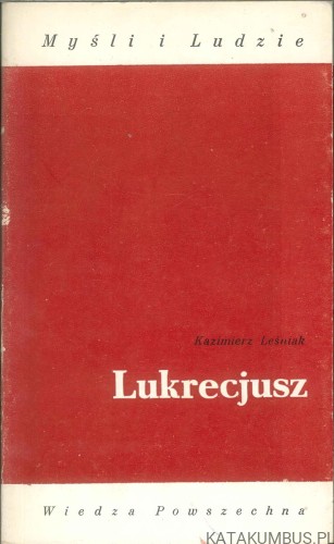 Lukrecjusz. KAZIMIERZ LEŚNIAK