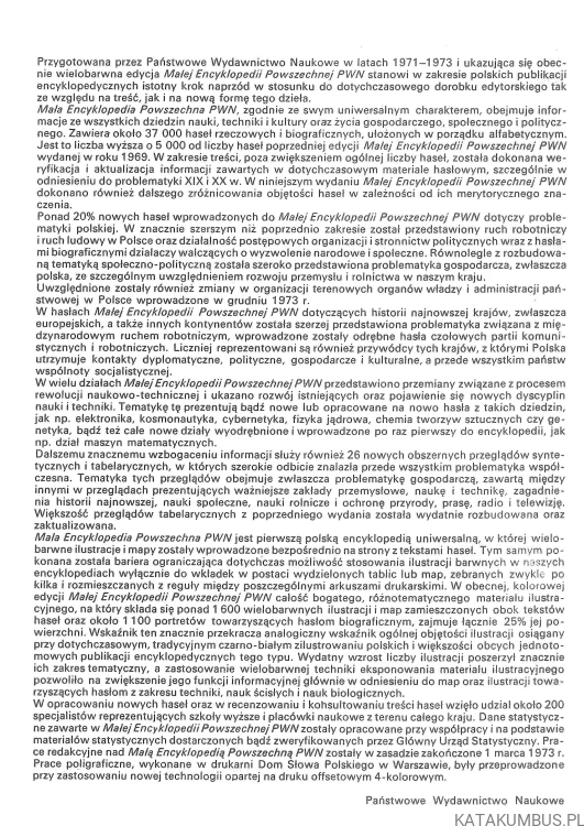 Mała encyklopedia powszechna PWN. PRACA ZBIOROWA