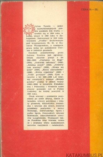 Wybór poezji. JULIAN TUWIM
