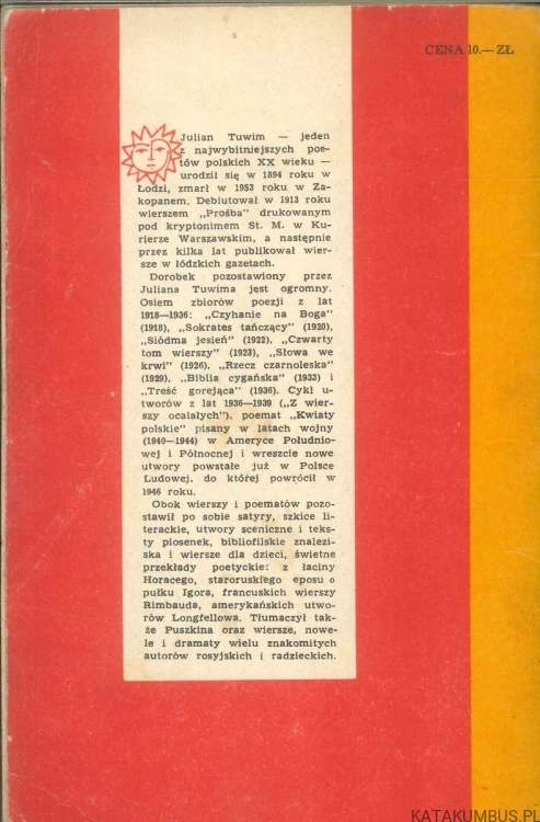 Wybór poezji. JULIAN TUWIM