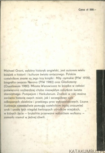 Miasta Wezuwiusza. MICHAEL GRANT