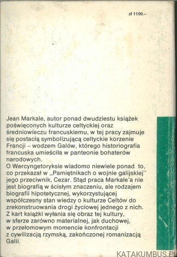 Wercyngetoryks. JEAN MARKALE