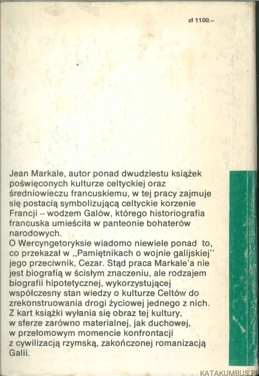 Wercyngetoryks. JEAN MARKALE