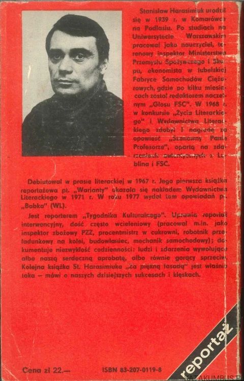 Za piękną fasadą. STANISŁAW HARASIMIUK