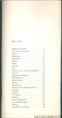 Papierowy okręcik. STANISŁAW GRABOWSKI