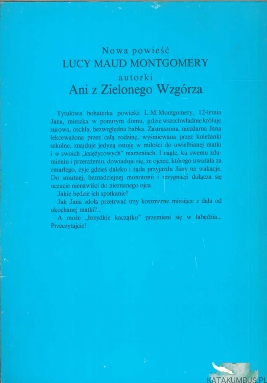Jana ze wzgórza latarni. LUCY MAUD MONTGOMERY