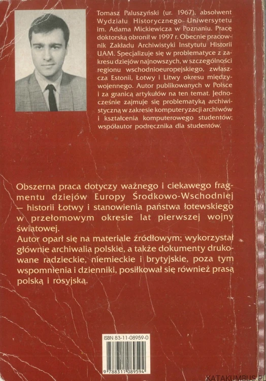 Walka o niepodległość Łotwy 1914-1921. TOMASZ PALUSZYŃSKI