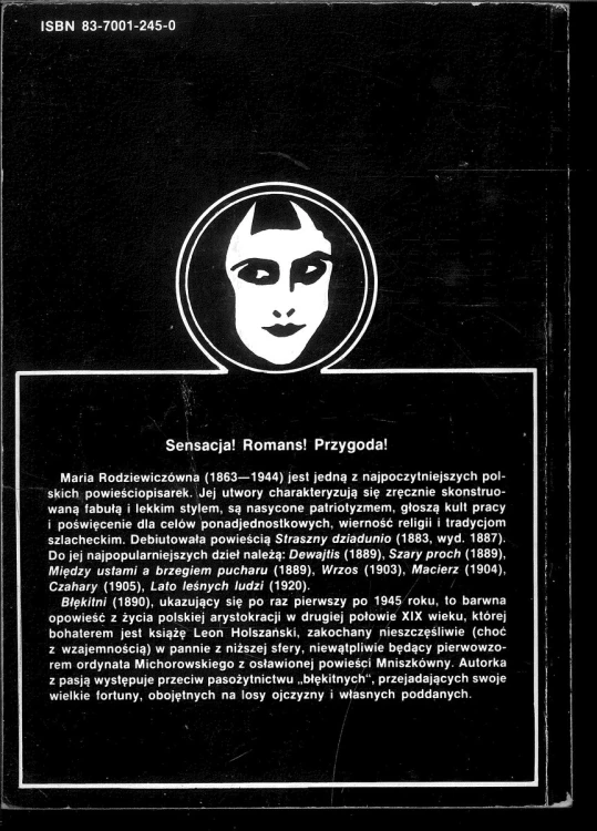 Błękitni. MARIA RODZIEWICZÓWNA