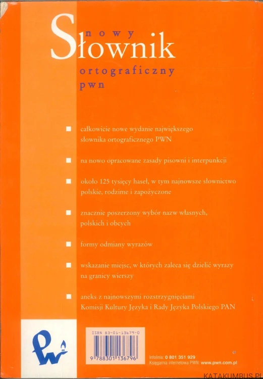 Nowy słownik ortograficzny PWN. PRACA ZBIOROWA
