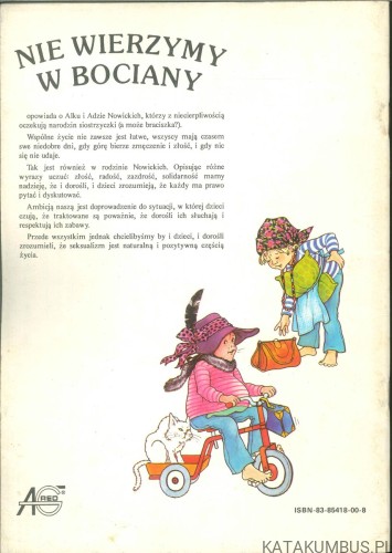 Nie wierzymy w bociany. GRETHE FAGERSTRÖM, GUNILLA HANSSON
