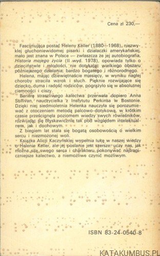 Helena Keller. ALICJA KACZYŃSKA