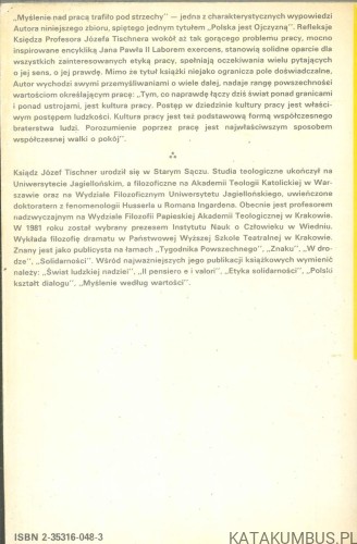 Polska jest Ojczyzną. JÓZEF TISCHNER