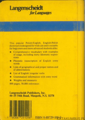 Pocket Polish Dictionary. PRACA ZBIOROWA