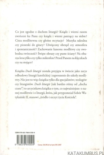 Duch liturgii. BENEDYKT XVI