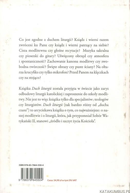 Duch liturgii. BENEDYKT XVI