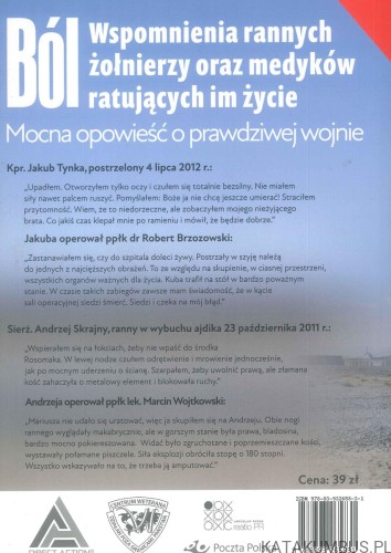 Ból. Mocna opowieść o rannych i medykach na wojnie. JAROSŁAW RYBAK