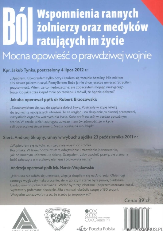 Ból. Mocna opowieść o rannych i medykach na wojnie. JAROSŁAW RYBAK