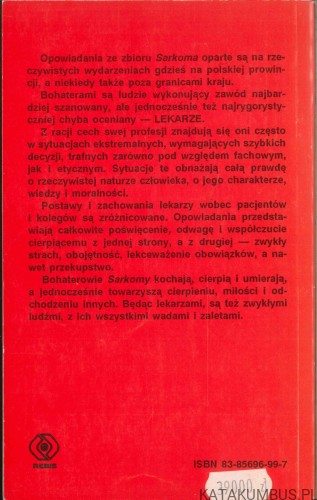 Sarkoma. STANISŁAW SZPONDER