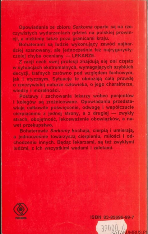 Sarkoma. STANISŁAW SZPONDER