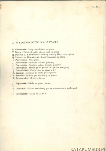 Abc gitary. JÓZEF POWROŹNIAK