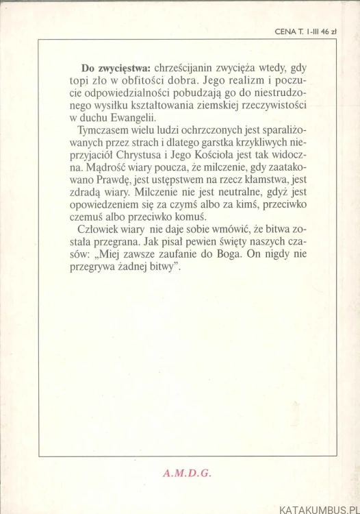 Bitwa o prawdę. Tom III. Do zwycięstwa. JAN MARIA JACKOWSKI