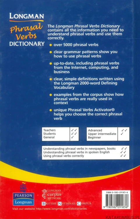 Longman phrasal verbs dictionary. PRACA ZBIOROWA