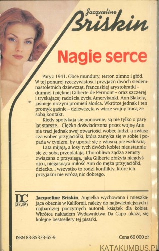 Nagie serce. JACQUELINE BRISKIN