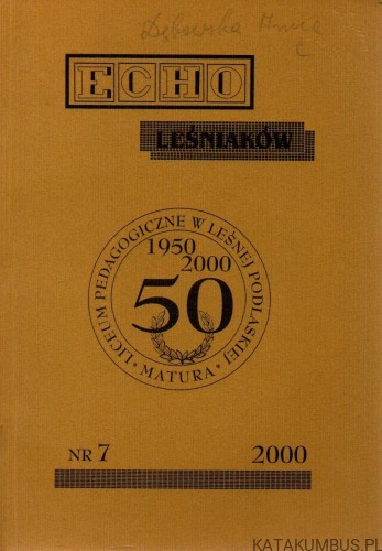 Echo leśniaków. PRACA ZBIOROWA