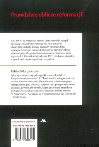 Herezja reformacji. HILAIRE BELLOC