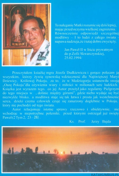Słońce Medziugorja. JÓZEF DUDKIEWICZ