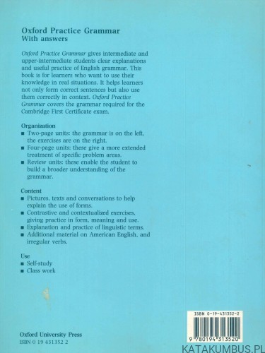 Oxford practice grammar with answers. JOHN EASTWOOD
