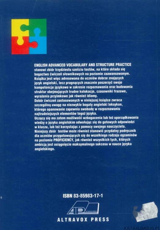 English advanced vocabulary and structure practice. MACIEJ MATASEK
