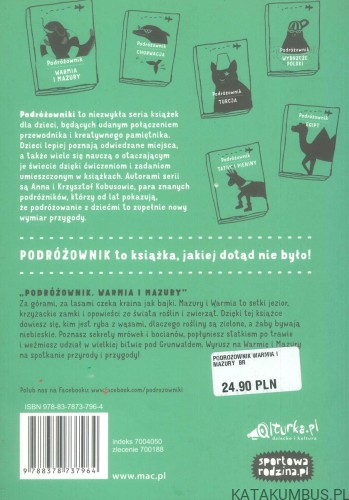 Podróżownik. Warmia i Mazury. ANNA I KRZYSZTOF KOBUSOWIE