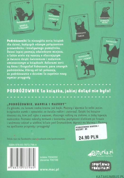 Podróżownik. Warmia i Mazury. ANNA I KRZYSZTOF KOBUSOWIE