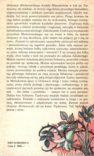 Ordynat Michorowski. HELENA MNISZEK