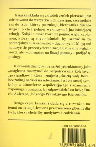 Kierownictwo duchowe i medytacja. THOMAS MERTON