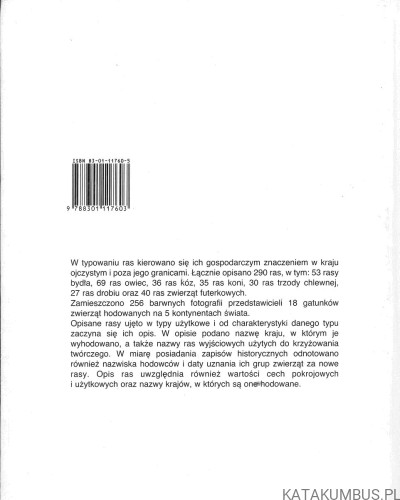 Atlas ras zwierząt gospodarskich. PRACA ZBIOROWA