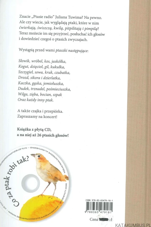 Co za ptak robi tak? Ptaki z Ptasiego radia. MARIA SZAJER
