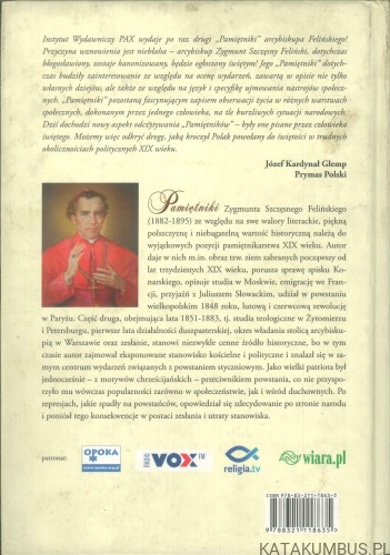 Pamiętniki. ZYGMUNT SZCZĘSNY FELIŃSKI