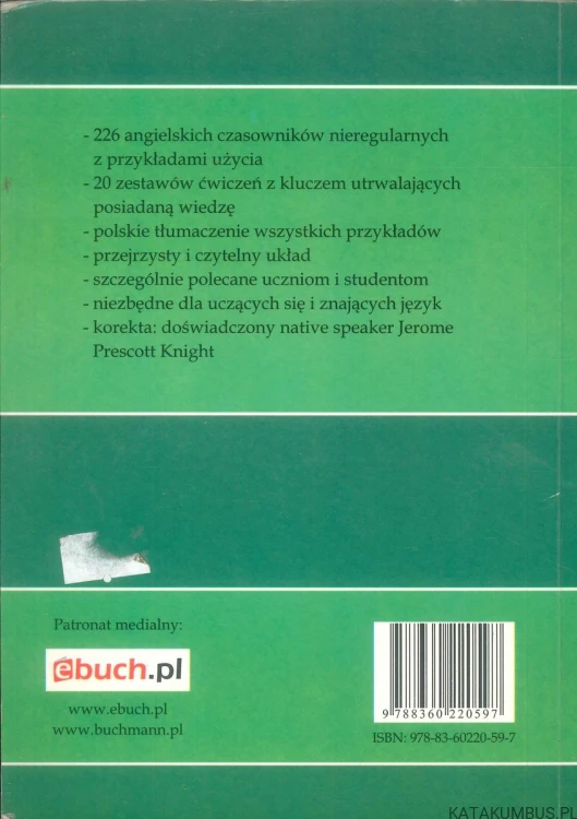 Czasowniki nieregularne. Język angielski + ćwiczenia. PRACA ZBIOROWA