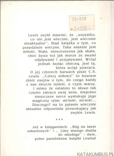 Cztery miłości. CLIVE STAPLES LEWIS