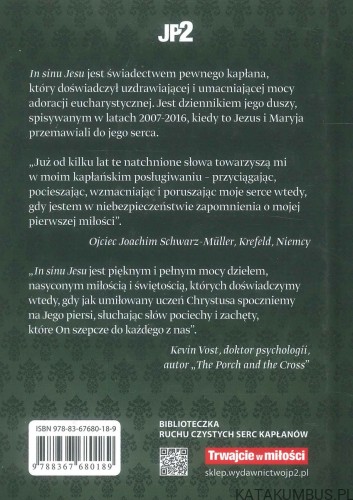 In sinu Jesu. Kiedy serce mówi do serca. MNICH BENEDYKTYŃSKI