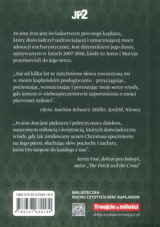 In sinu Jesu. Kiedy serce mówi do serca. MNICH BENEDYKTYŃSKI